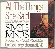 Simple Minds - All The Things She Said