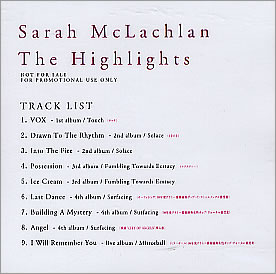 Sarah McLachlan - The Highlights